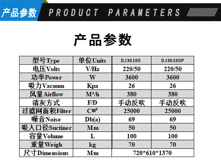 鼎潔盛世工業吸塵器DJBT361050